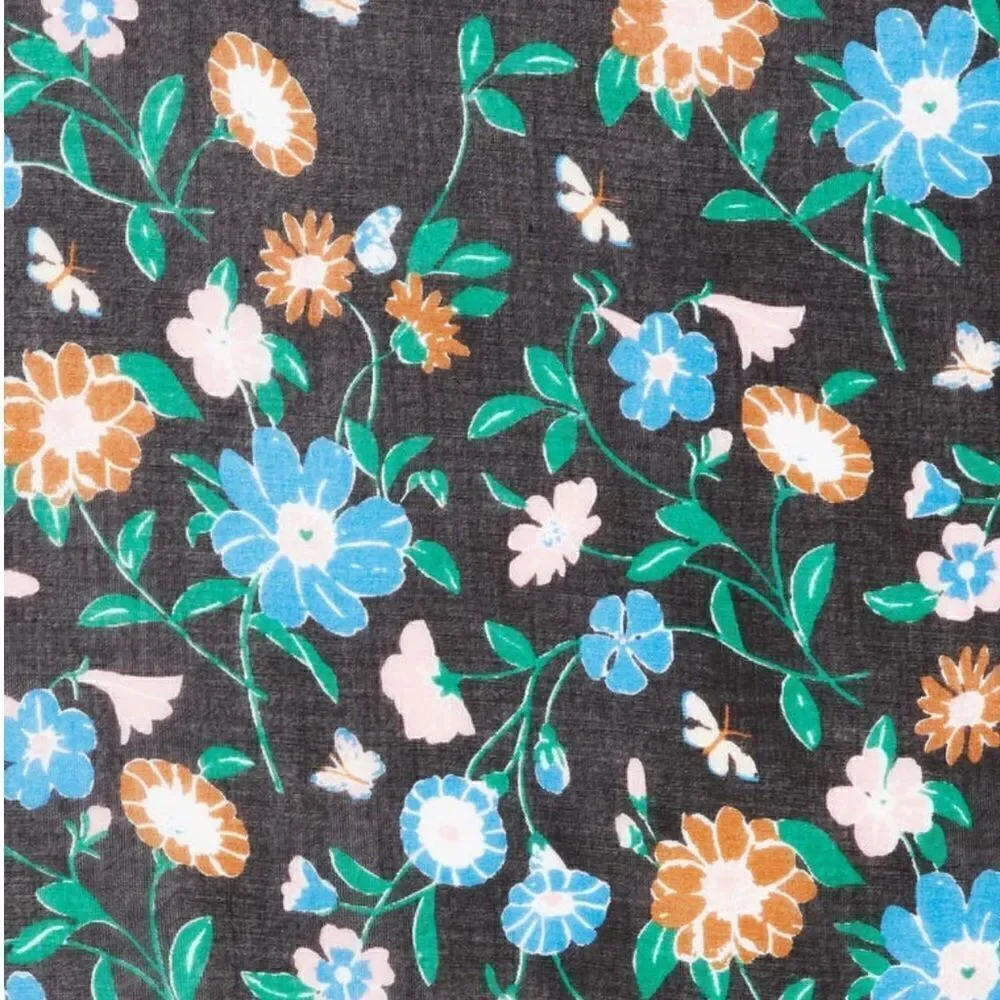 NWT Kate Spade floral garden oblong scarf